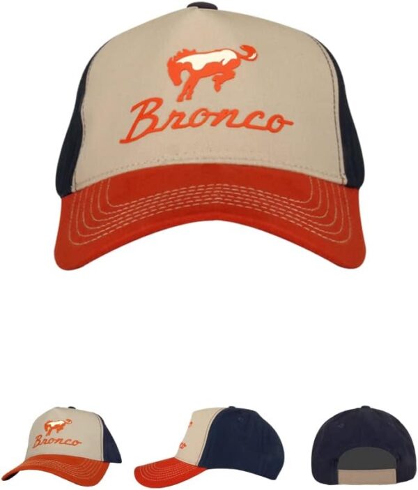 Ford Vintage Bronco Baseball Cap, Adjustable Strap Trucker H...
