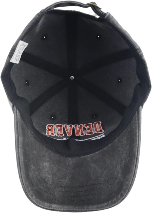 Embroidered City Football Hat for Men Women, Adjustable Unis...