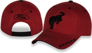 Ford Bronco Racing Crimson Adjustable Fit Baseball Cap