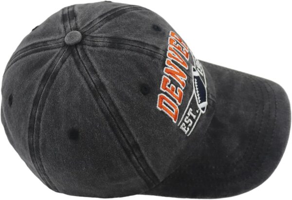 Embroidered City Football Hat for Men Women, Adjustable Unis...