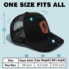 Mesh Bigfoot Hat Leather Cap for Men- Great Snapback Closure...