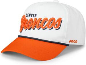 FOCO Men's NFL Team Logo Monty Script Marquee Rf Hat Caps