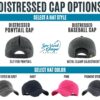 Backroads & Bonfires Hat | Distressed Baseball Cap or Ponyta...