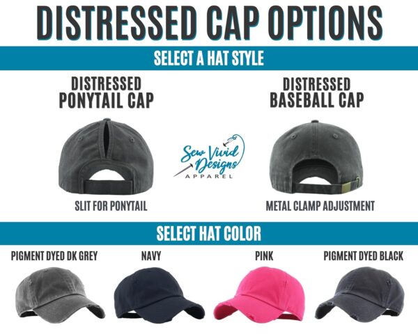 Backroads & Bonfires Hat | Distressed Baseball Cap or Ponyta...