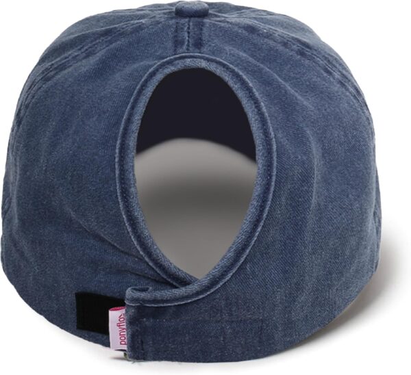 Ponyflo Women's Ponytail Baseball Cap - Curly Hair Ponytail ...