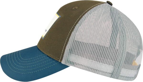 Ford Bronco Snapback Hat with Patch Logo, Olive/Teal