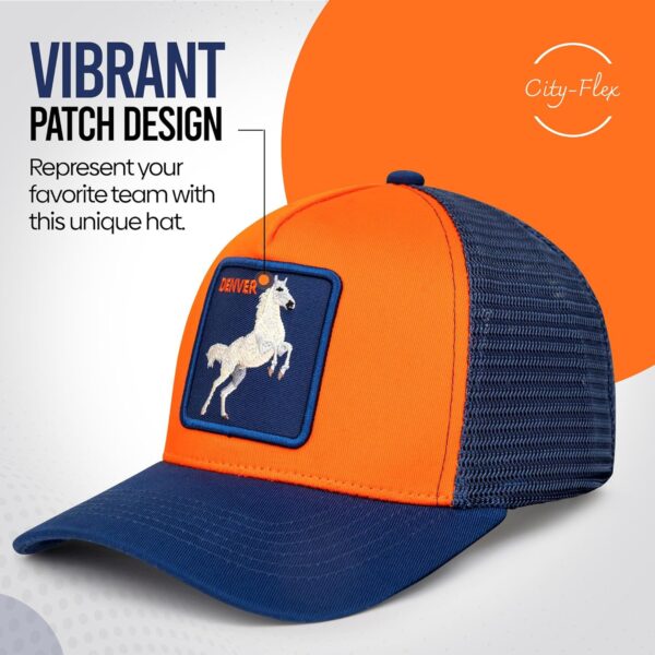 Football Fan Patch Trucker Hat - Netted Snapback Baseball Ca...