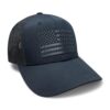 Blacked Out American Flag Trucker Hat | American Flag Patch ...