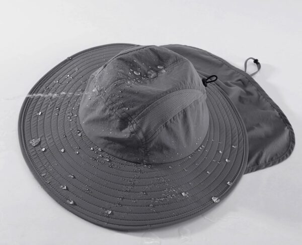 Home Prefer UPF 50+ Mens Wide Brim Fishing Hat with Neck Fla...
