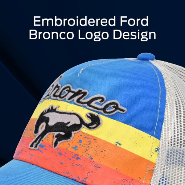 Ford Bronco Embroidered Logo Washed Cotton Adjustable Trucke...