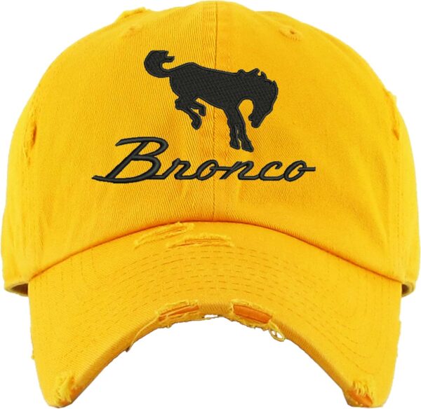 Bronco Dad Hat Vintage Car Lover Embroidered Adjustable Cap
