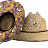 FOCO Men's NFL Team Logo Floral Lifeguard Beach Straw Sun Ha...