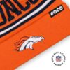 FOCO NFL Team Logo Stripe Pom Beanie Hat