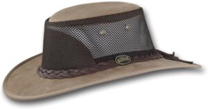 Foldaway Bronco Cooler Leather Hat - Item 1062