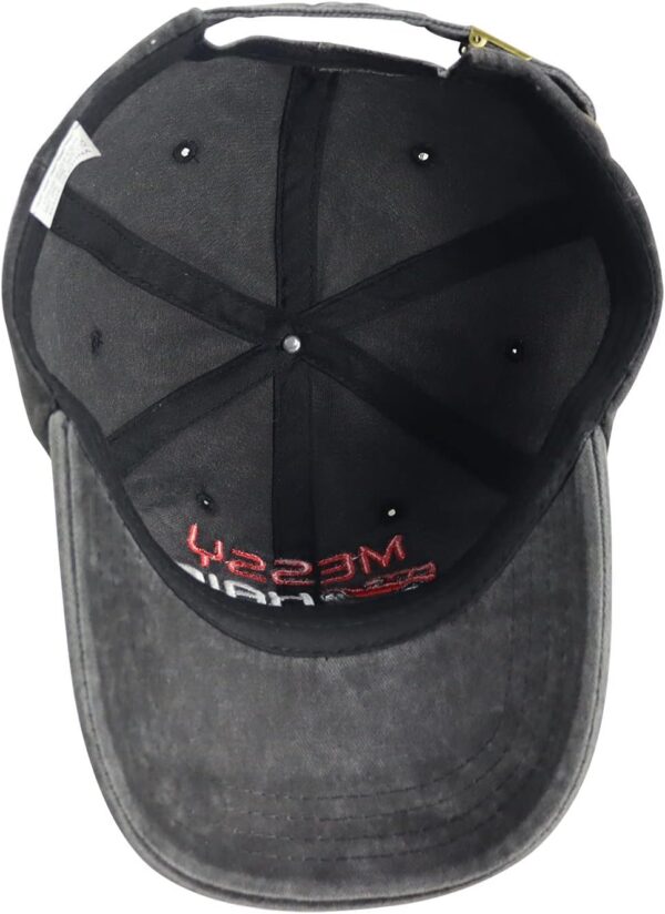 Goyklrb Messy Hair Don't Care Baseball Cap for Women Men, Fu...