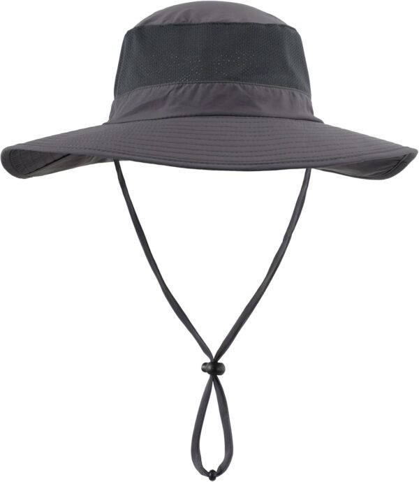 Home Prefer Outdoor UPF50+ Mesh Sun Hat Wide Brim Fishing Ha...