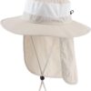 Home Prefer Outdoor UPF50+ Mesh Sun Hat Wide Brim Fishing Ha...