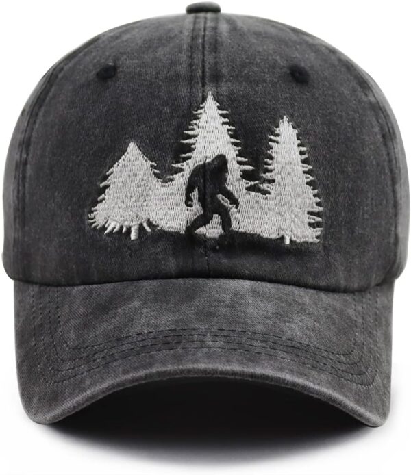 Bigfoot Hats for Men Women, Funny Adjustable Cotton Embroide...