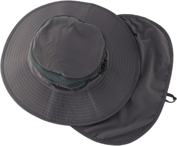 Home Prefer Outdoor UPF50+ Mesh Sun Hat Wide Brim Fishing Ha...