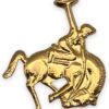 StockPins Bucking Bronco Lapel Pin – Handcrafted Western Hat...