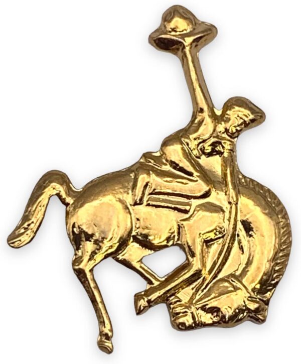 StockPins Bucking Bronco Lapel Pin – Handcrafted Western Hat...