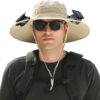Wide Brim Solar Fan Outdoor Fishing Hat Hats for Men Women &...