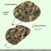 Sun Hats for Men Women Bucket Hat UPF 50+ Boonie Hat Foldabl...