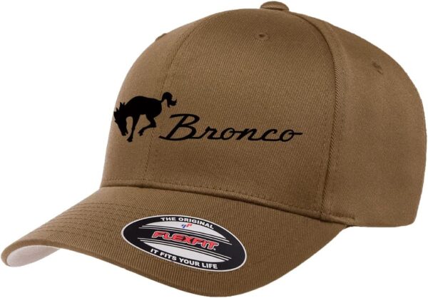 Ford Bronco Classic Logo Design Flexfit 6277 Athletic Baseba...