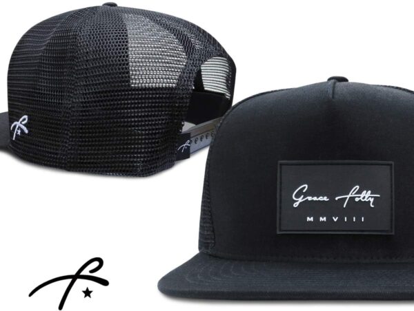 Grace Folly Trucker Hat for Men & Women. Snapback Mesh Caps