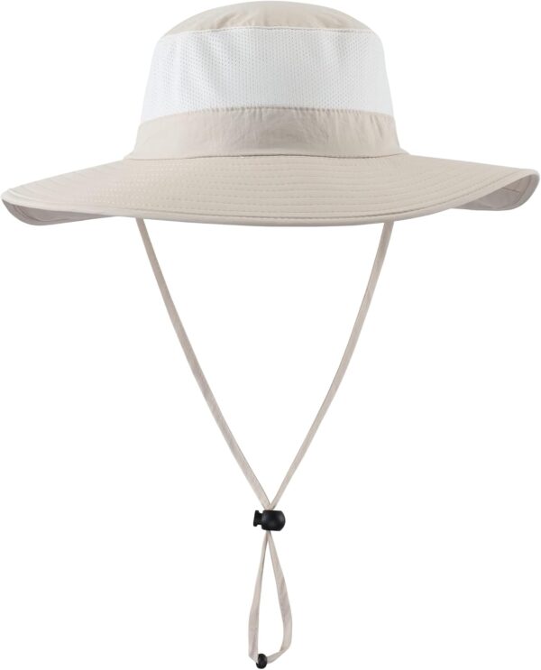 Home Prefer Outdoor UPF50+ Mesh Sun Hat Wide Brim Fishing Ha...