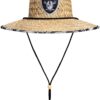 FOCO Men's NFL Team Logo Floral Lifeguard Beach Straw Sun Ha...