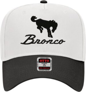 Bronco Embroidered 2 Tone Hat