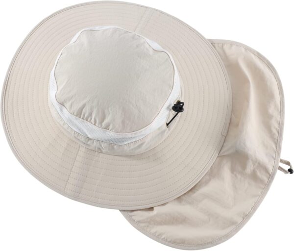 Home Prefer Outdoor UPF50+ Mesh Sun Hat Wide Brim Fishing Ha...