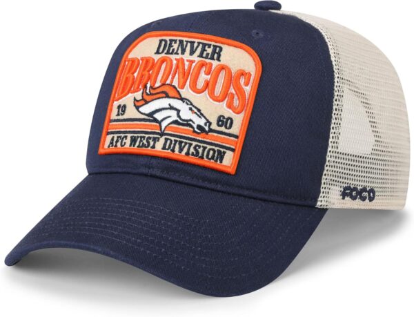 FOCO Men's NFL Team Logo Truckstop Patch Mesh Trucker Rf Hat...