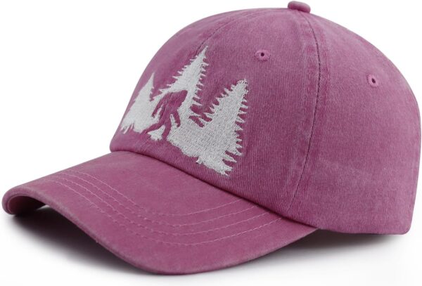 Bigfoot Hats for Men Women, Funny Adjustable Cotton Embroide...