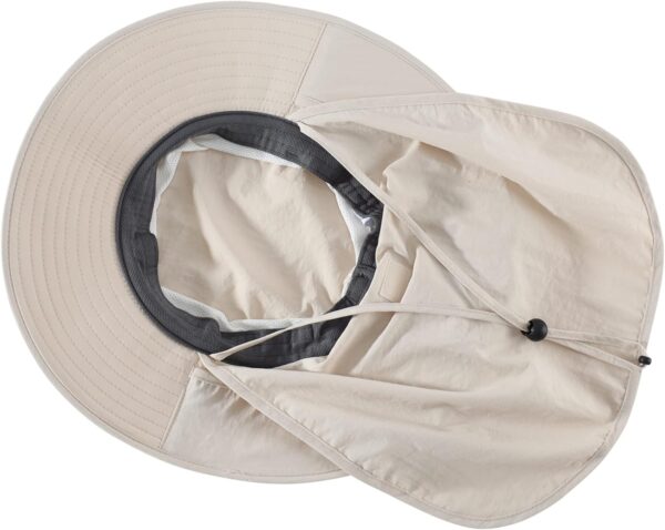 Home Prefer Outdoor UPF50+ Mesh Sun Hat Wide Brim Fishing Ha...