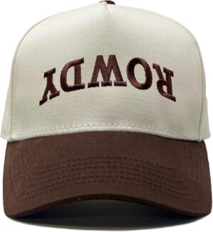 Funky Junque Vintage Canvas Snapback Hat - Adjustable 2 Tone...