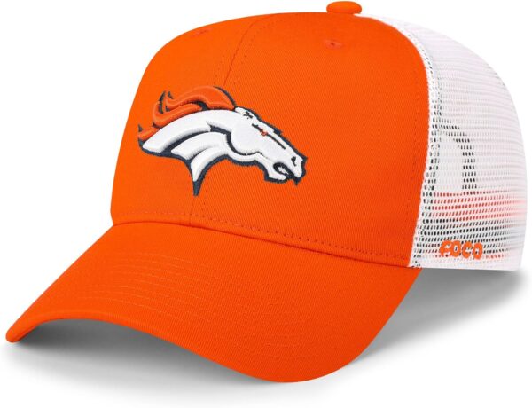 FOCO Men's NFL Team Logo Mesh Trucker Rf Hat Caps