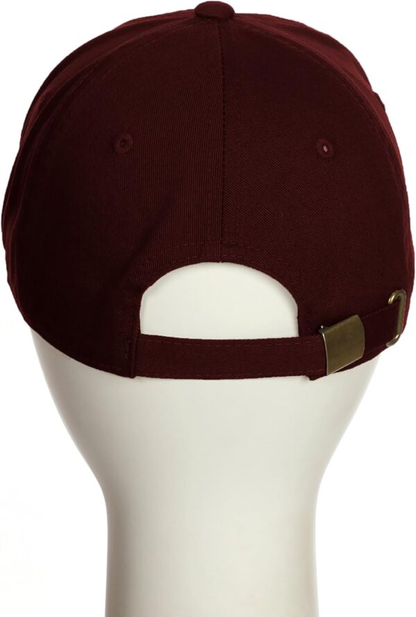 Custom Hat A to Z Initial Letters Classic Baseball Cap, Burg...