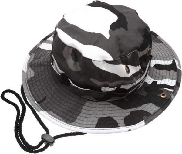 Summer Outdoor Boonie Hunting Fishing Safari Bucket Sun Hat ...