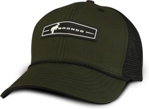 Ford Bronco Baseball Cap, Mesh Back Rubber Patch Trucker Hat...