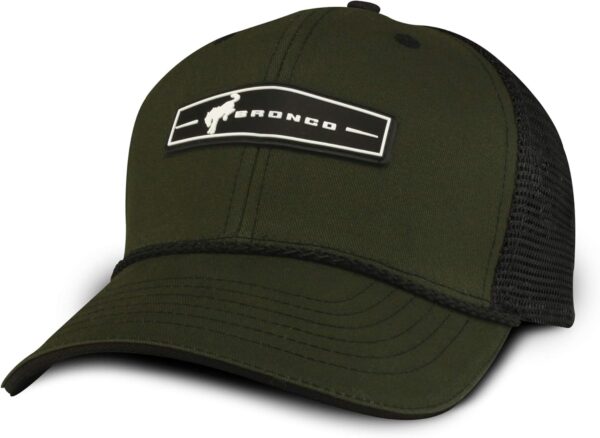 Ford Bronco Baseball Cap, Mesh Back Rubber Patch Trucker Hat...