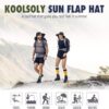Outdoor Sun Hat for Men with 50+ UPF Protection Safari Cap W...