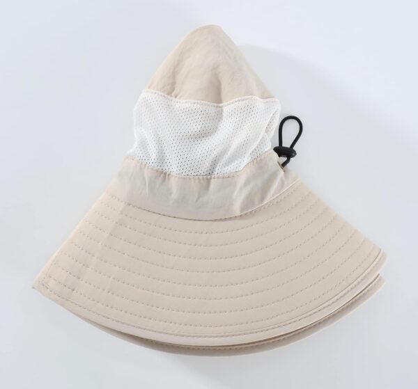 Home Prefer Outdoor UPF50+ Mesh Sun Hat Wide Brim Fishing Ha...
