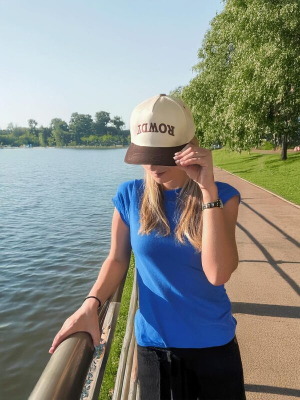Funky Junque Vintage Canvas Snapback Hat - Adjustable 2 Tone...