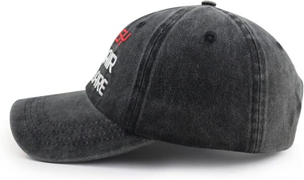 Goyklrb Messy Hair Don't Care Baseball Cap for Women Men, Fu...