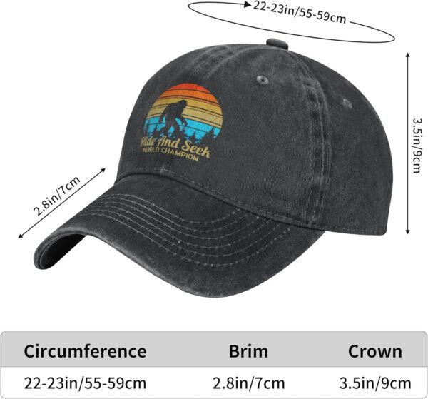 Bigfoot Hats for Men Women, Funny Adjustable Cotton Wild Big...