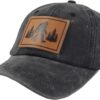 Unisex UFO Bigfoot Denim Hat Adjustable Washed Dyed Cotton D...