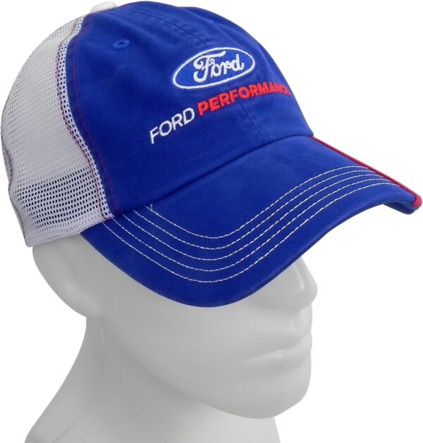 CarBeyondStore Ford Performance Stripe Blue White Baseball C...