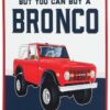 Ford Bronco Happiness Metal Wall Decor - Ford Bronco Wall Ar...